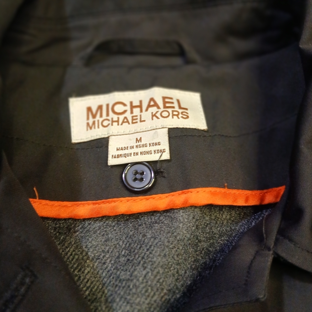 Michael Kors Elegant Black Trench Coat - Picture 2 of 10